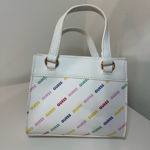 mini guess multicolor pint bag. - Picture 2 of 3